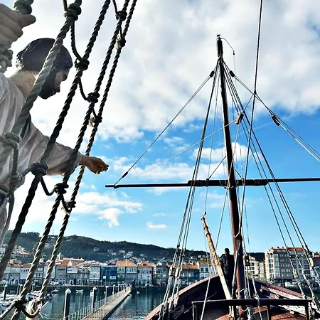 Apto Holibai Nidino, Escapada Parejas Y Su Mascota, Playa Cercana, Baiona, Galicia 公寓 巴约讷